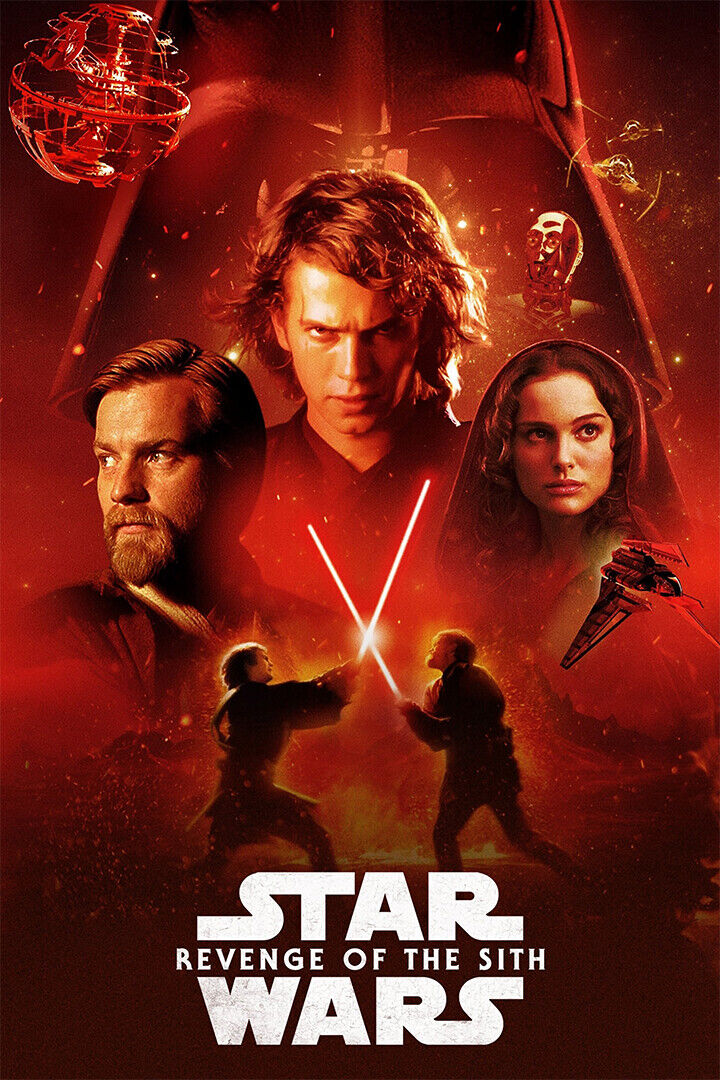 Star Wars Iii Revenge Of The Sith 2005 Movie Poster Wall Art Print Home Wall Decor