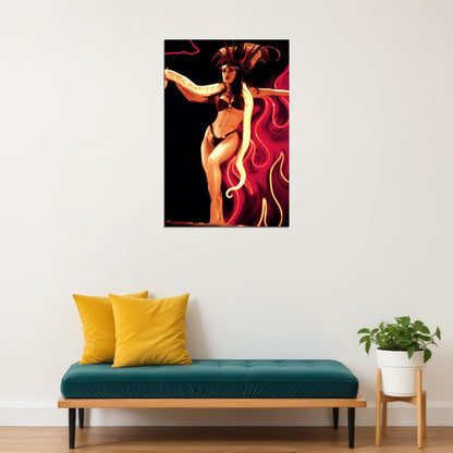 Salma Hayek From Dusk Till Dawn Poster Wall Art Print Home Wall Decor