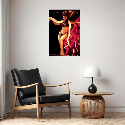 Salma Hayek From Dusk Till Dawn Poster Wall Art Print Home Wall Decor