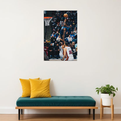 Athlete Anthony Edwards Minnesota Timberwolves Team Poster Wall Art Print Home Wall Decor