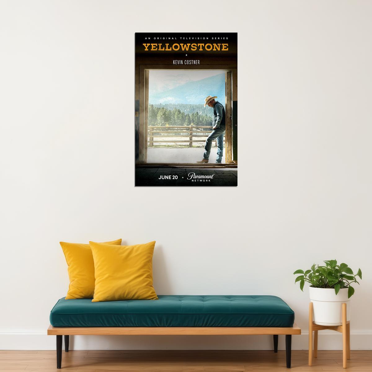 Yellowstone Tv Series Fight Usa Drama Poster Wall Art Print Home Wall Decor