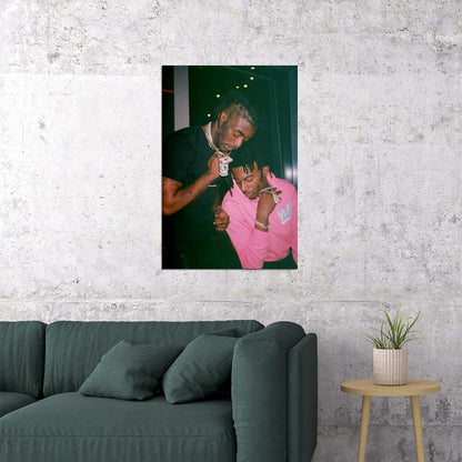 Playboi Carti And Lil Uzi Vert Rap Hip Hop Singer Star Poster Wall Art Print Home Wall Decor