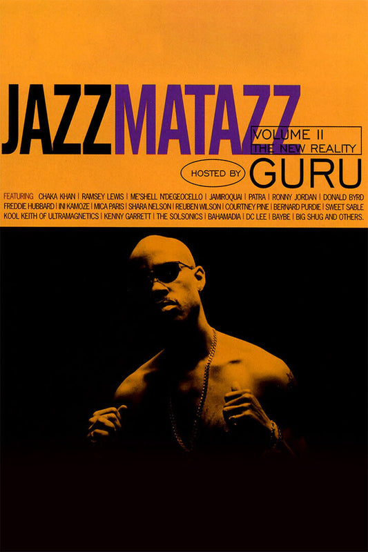 Guru Gang Starr Jazzmatazz Musician Singer Poster Wall Art Print Home Wall Decor