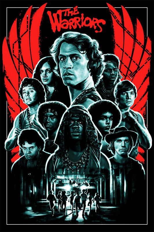 The Warriors Classic Movie Crime Thriller Action Poster Wall Art Print Home Wall Decor