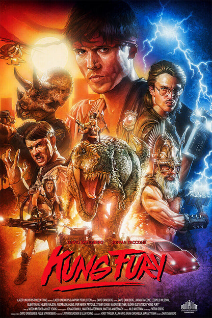 Kung Fury Movie Action Comedy Poster Wall Art Print Home Wall Decor