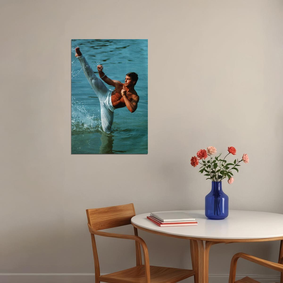 Jean Claude Van Damme Doing The Splits Poster Wall Art Print Home Wall Decor