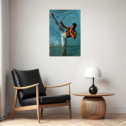 Jean Claude Van Damme Doing The Splits Poster Wall Art Print Home Wall Decor