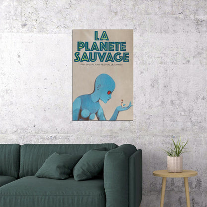 Fantastic Planet La Planete Sauvage Movie Poster Wall Art Print Home Wall Decor