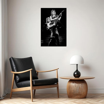 Ozzy Osbourne And Randy Rhoads Poster Wall Art Print Home Wall Decor