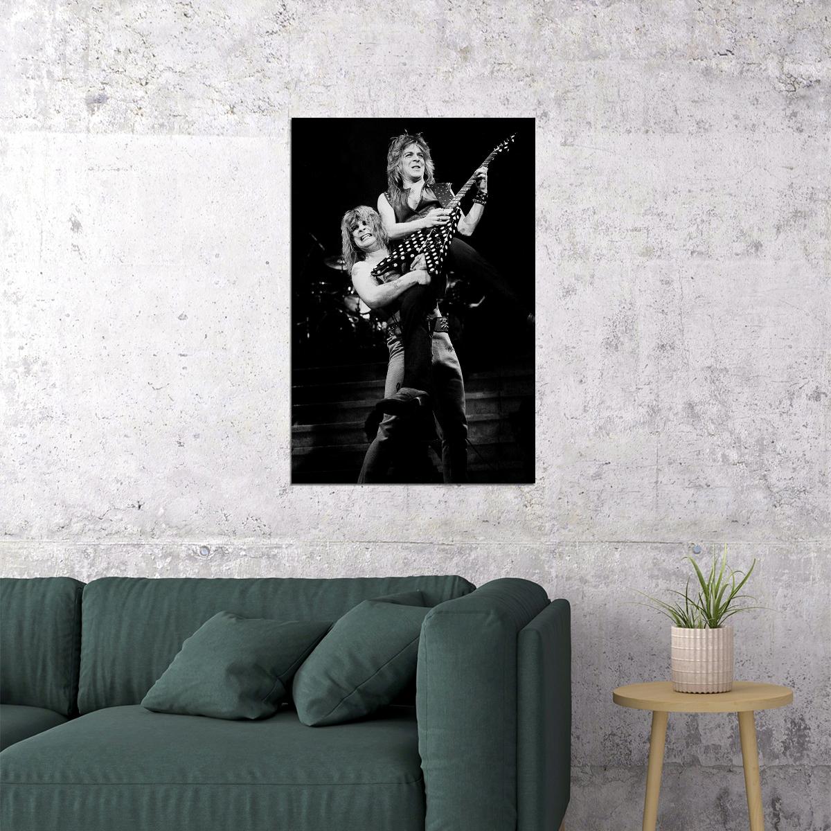 Ozzy Osbourne And Randy Rhoads Poster Wall Art Print Home Wall Decor