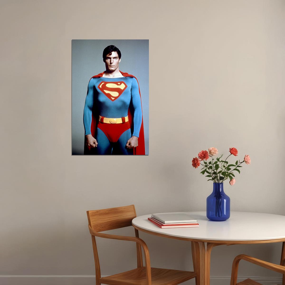 Christopher Reeve As Superman Poster Wall Art Print Home Wall Decor