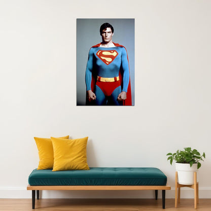 Christopher Reeve As Superman Poster Wall Art Print Home Wall Decor