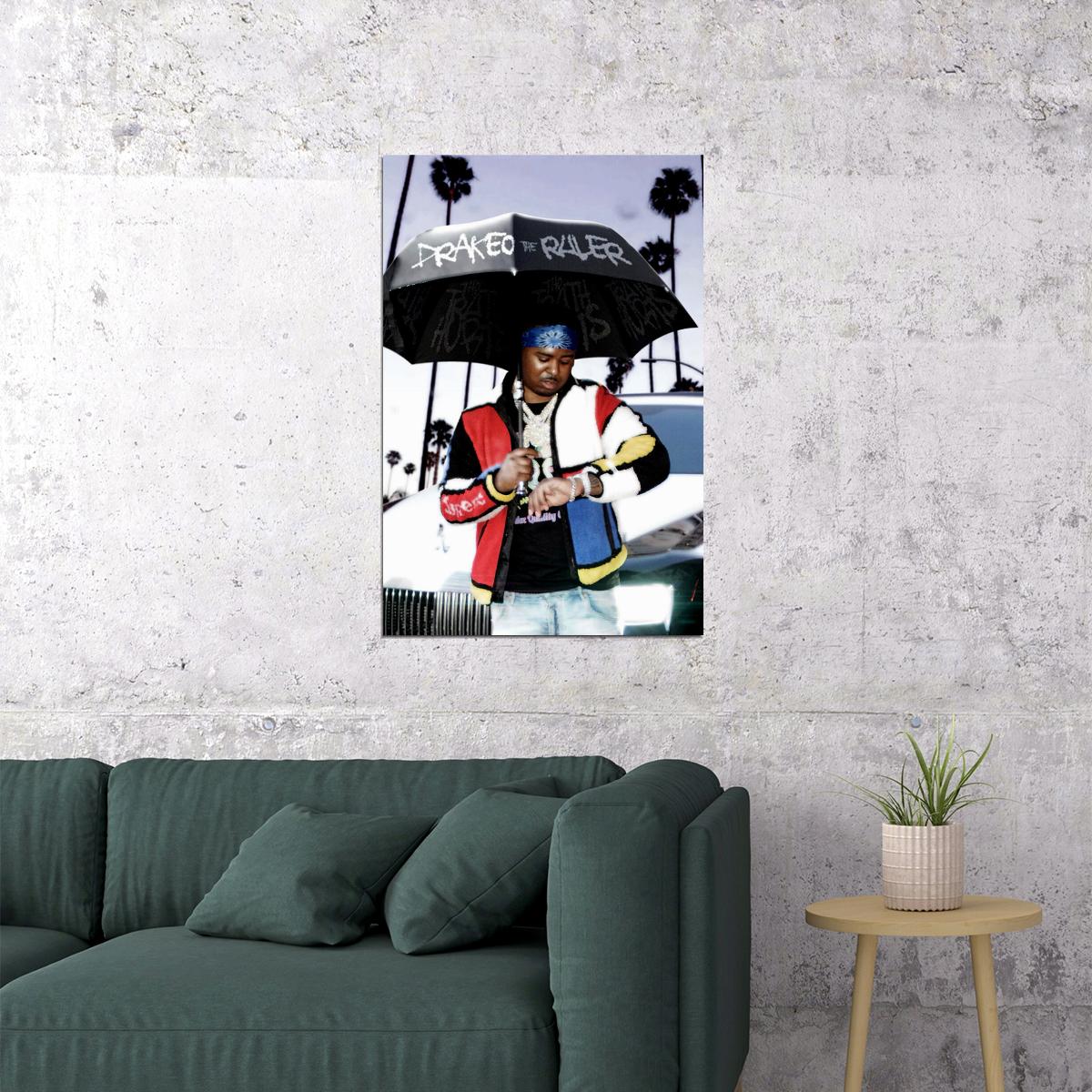 Drakeo The Ruler Rapper The Truth Hurts Poster Wall Art Print Home Wall Decor