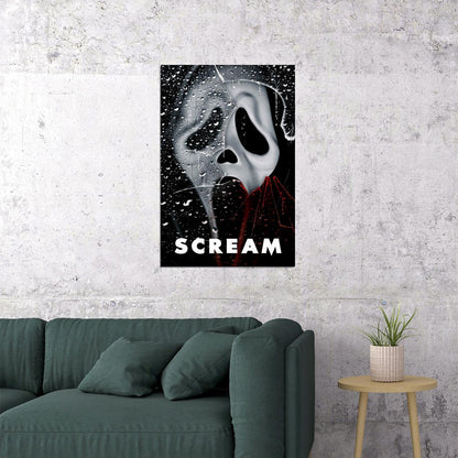 Scream Film Horror Thriller Poster Wall Art Print Home Wall Decor