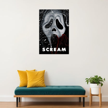 Scream Film Horror Thriller Poster Wall Art Print Home Wall Decor