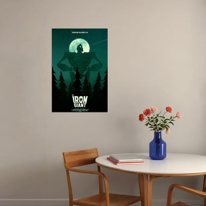 The Iron Giant Adventure Movie Poster Wall Art Print Home Wall Decor