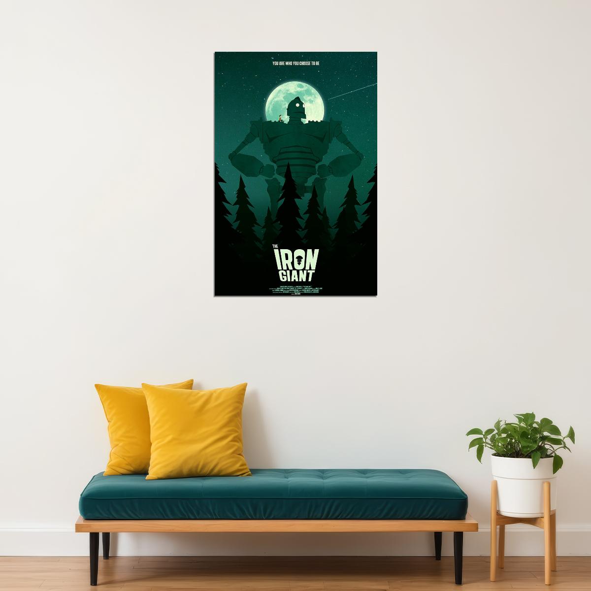 The Iron Giant Adventure Movie Poster Wall Art Print Home Wall Decor