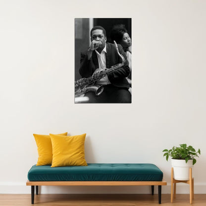 John Coltrane Jazz Musician Music Artist Poster Wall Art Print Home Wall Decor