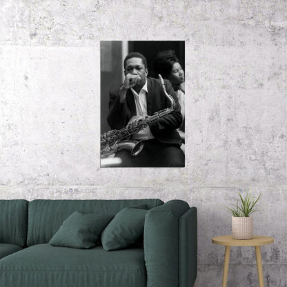 John Coltrane Jazz Musician Music Artist Poster Wall Art Print Home Wall Decor