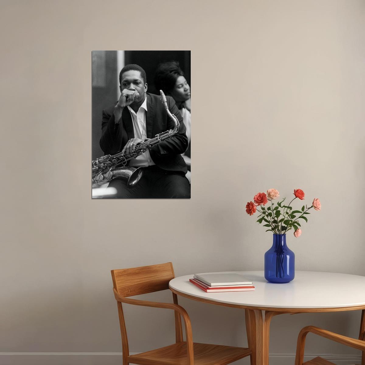 John Coltrane Jazz Musician Music Artist Poster Wall Art Print Home Wall Decor