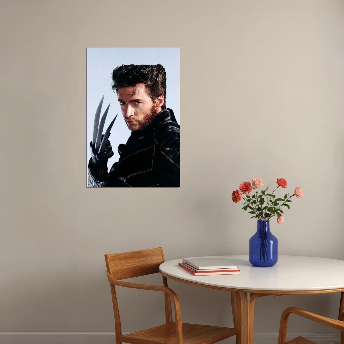 X Men Wolverine Hugh Jackman Movie Poster Wall Art Print Home Wall Decor