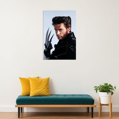 X Men Wolverine Hugh Jackman Movie Poster Wall Art Print Home Wall Decor