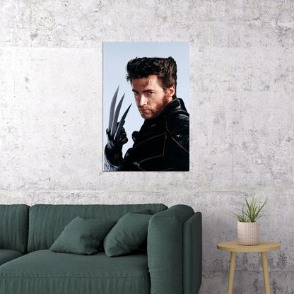 X Men Wolverine Hugh Jackman Movie Poster Wall Art Print Home Wall Decor