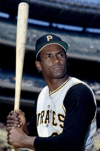 Roberto Clemente Baseball Right Fielder Poster Wall Art Print Home Wall Decor