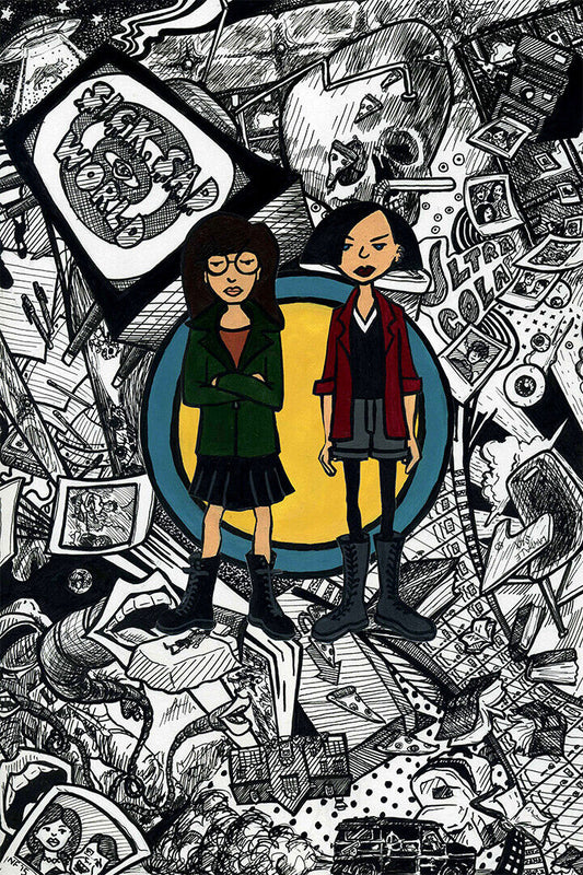 Daria And Jane Sick Sad World Tv Show Poster Wall Art Print Home Wall Decor