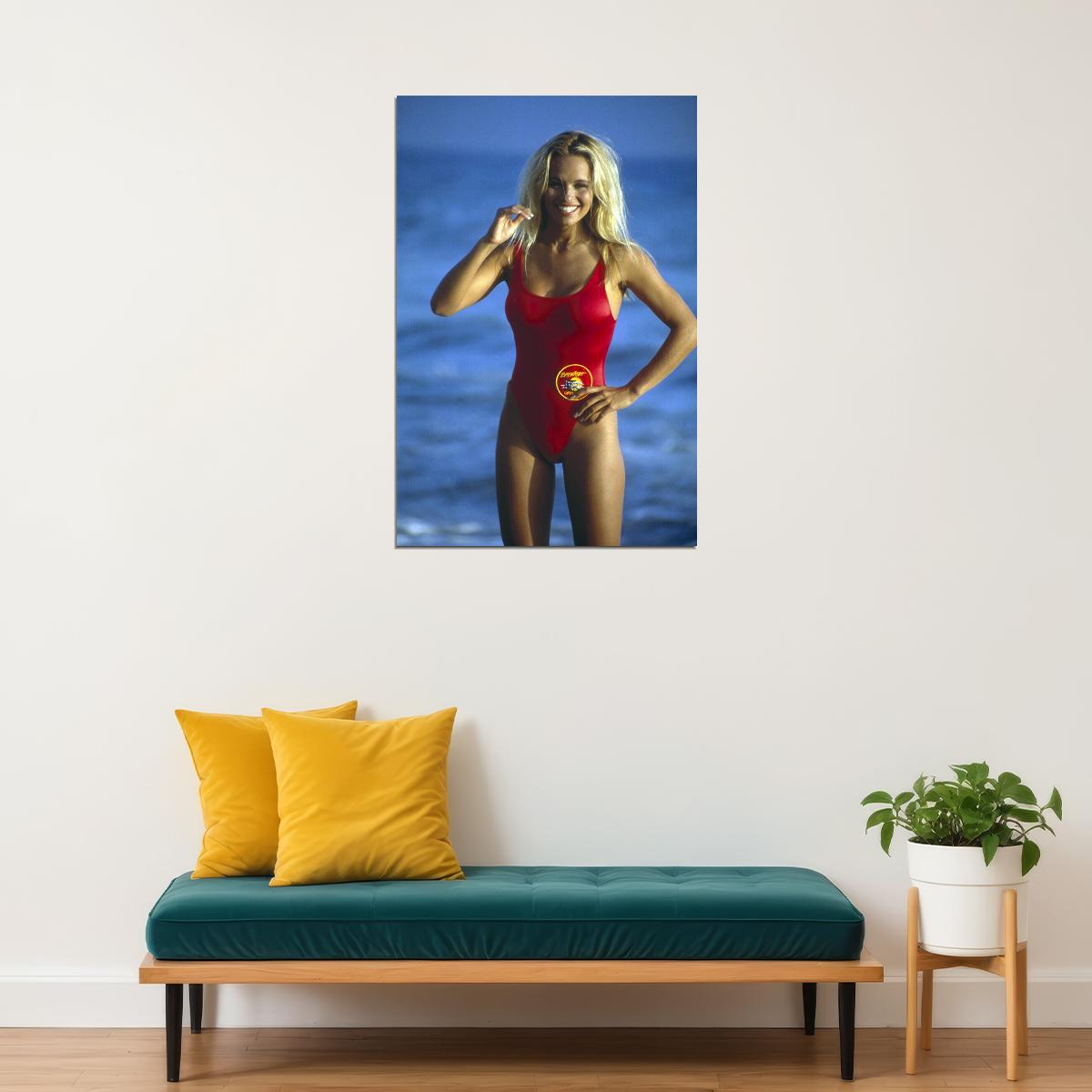 Pamela Anderson Baywatch Cj Parker Poster Wall Art Print Home Wall Decor