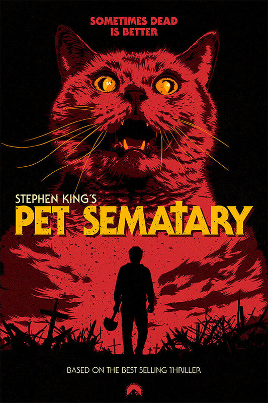 Pet Sematary Stephen King Horror Movie Fantasy Poster Wall Art Print Home Wall Decor