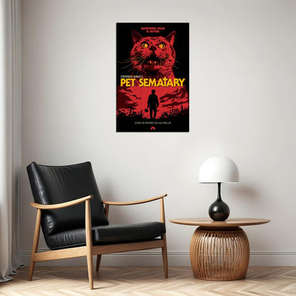 Pet Sematary Stephen King Horror Movie Fantasy Poster Wall Art Print Home Wall Decor