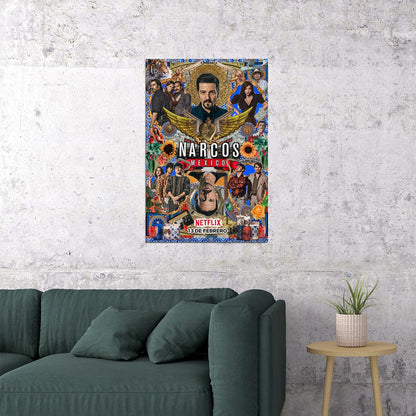 Narcos Mexico Season 2 Action Crime Tv Show Poster Wall Art Print Home Wall Decor