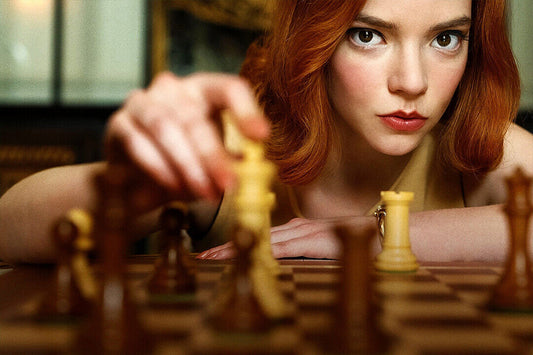 The Queens Gambit Chess Anya Taylor Joy Tv Poster Wall Art Print Home Wall Decor