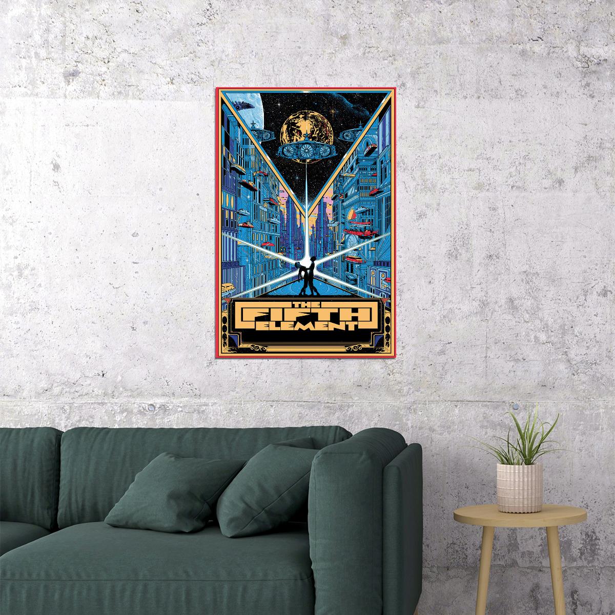 Science Fiction Film Fifth Element Poster Wall Art Print Home Wall Decor