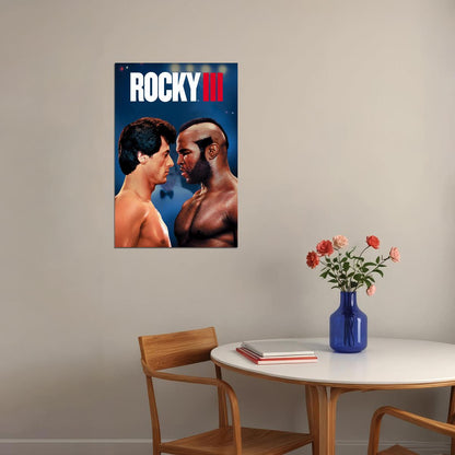 Rocky 3 Iii Movie Sylvester Stallone Boxing Poster Wall Art Print Home Wall Decor