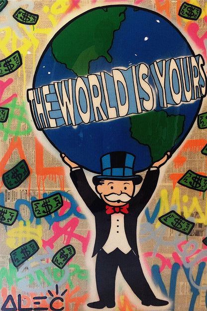 Alec Monopoly Brand Ambassador Poster Wall Art Print Home Wall Decor