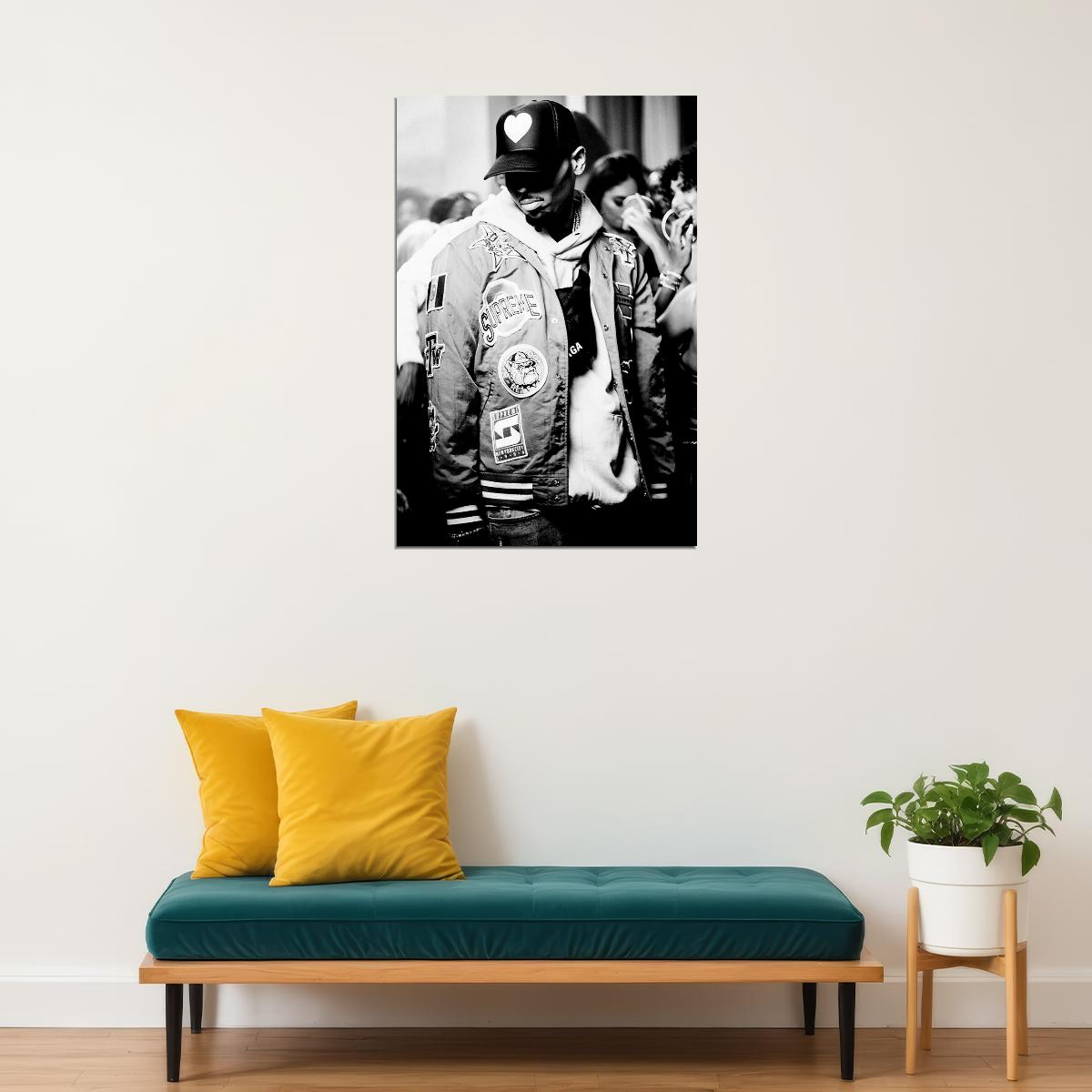 Chris Brown Singer Star Dancer Picture Poster Wall Art Print Home Wall Decor