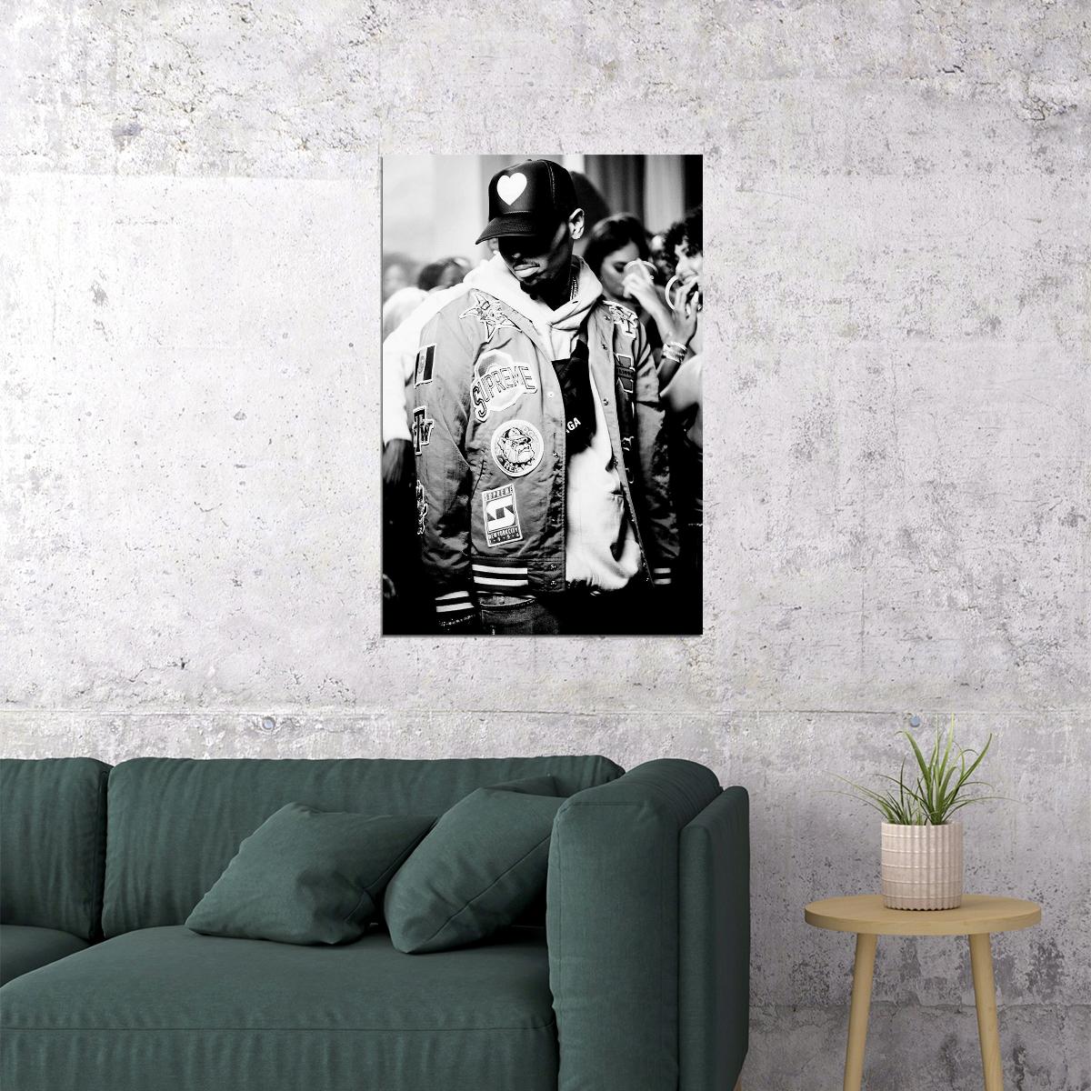 Chris Brown Singer Star Dancer Picture Poster Wall Art Print Home Wall Decor