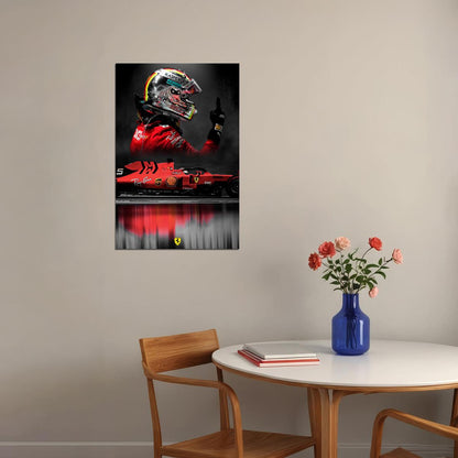 Michael Schumacher Mercedes Germany F1 Driver Poster Wall Art Print Home Wall Decor