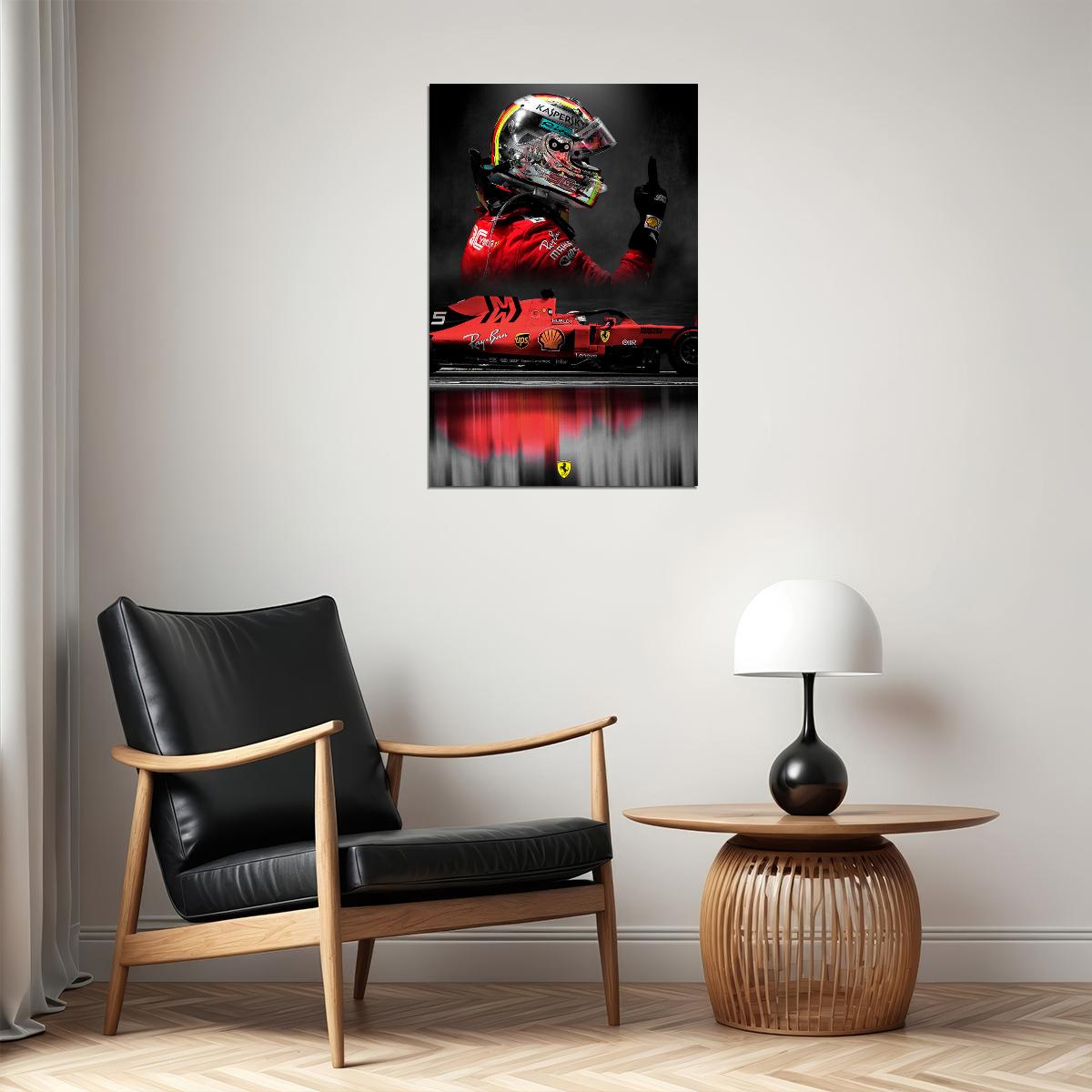 Michael Schumacher Mercedes Germany F1 Driver Poster Wall Art Print Home Wall Decor