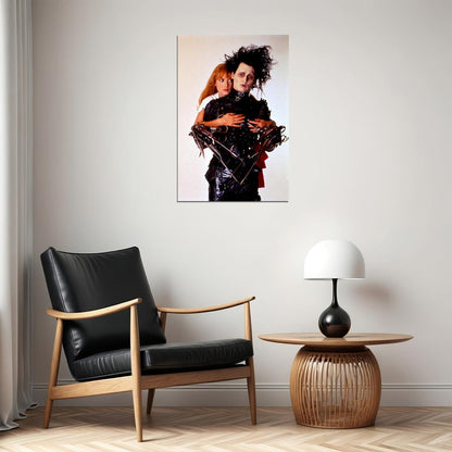 Edward Scissorhands And Kim Fantasy Movie Poster Wall Art Print Home Wall Decor