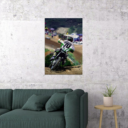 Ricky Carmichael Motorcycle Cross Driver Star Poster Wall Art Print Home Wall Decor