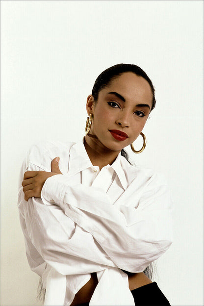 Sade 80's 90's Singer Music Producer Celebrity Poster Wall Art Print Home Wall Decor