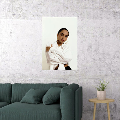 Sade 80's 90's Singer Music Producer Celebrity Poster Wall Art Print Home Wall Decor