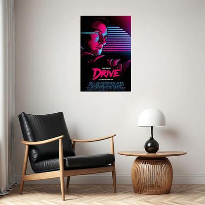 Drive Movie Ryan Gosling Classic Film Comic Action Poster Wall Art Print Home Wall Decor