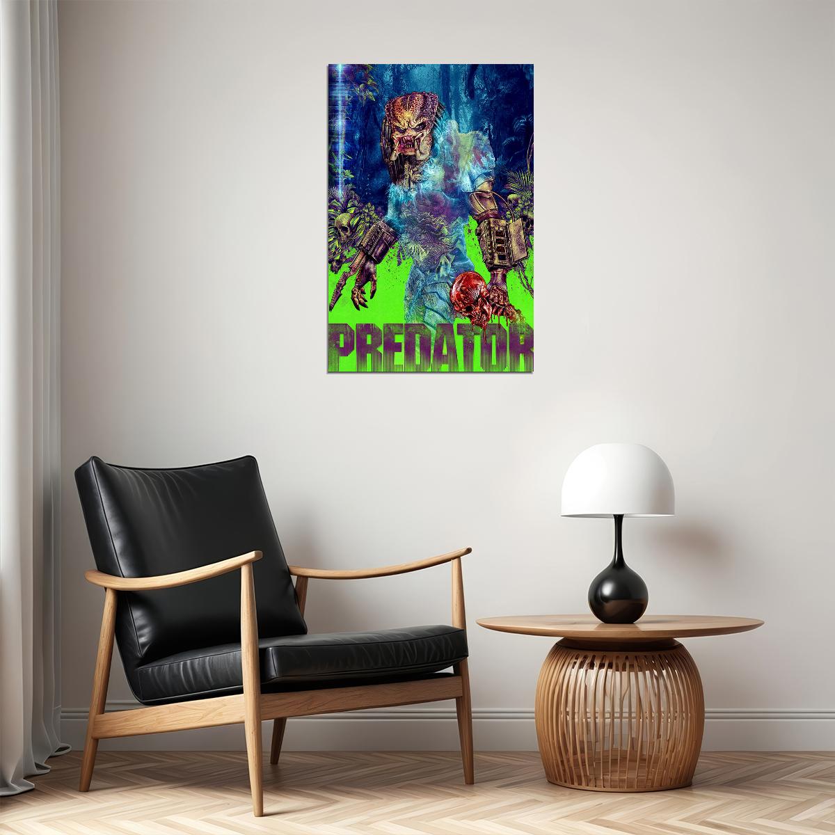 Predator Classic Movie Horror Adventure Poster Wall Art Print Home Wall Decor