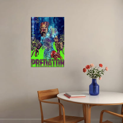 Predator Classic Movie Horror Adventure Poster Wall Art Print Home Wall Decor