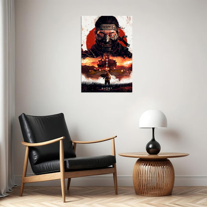 The Game Of Ghost Of Tsushima Video Game Series Action Poster Wall Art Print Home Wall Decor