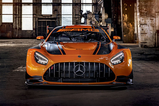 Mercedes Amg Gt3 Sports Car Speed Car Vehicle Poster Wall Art Print Home Wall Decor